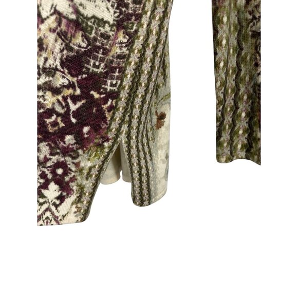 Chicos Open Front Long Sleeve Lightweight Knit Cardigan Women's Size 1 US M - Picture 4 of 9